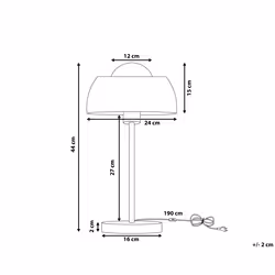 Table Lamp SENETTE Metal Copper