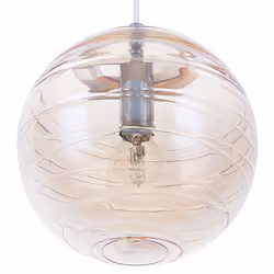 Glass Pendant Lamp Gold MIRNA