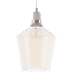Glass Pendant Lamp Gold SANTON