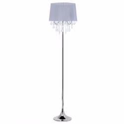 Floor Lamp EVANS Metal Light Grey