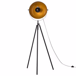 Floor Lamp THAMES Metal Black