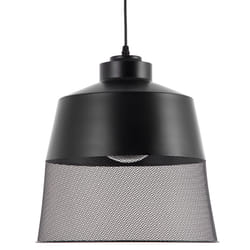 Metal Pendant Lamp Black MUGA