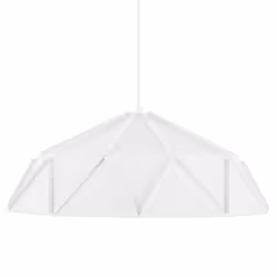 Metal Pendant Lamp White SENIA