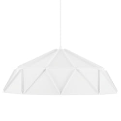 Metal Pendant Lamp White SENIA