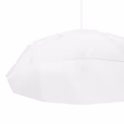 Metal Pendant Lamp White SENIA