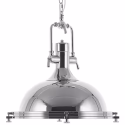 Metal Pendant Lamp Silver EBRON