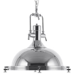 Metal Pendant Lamp Silver EBRON