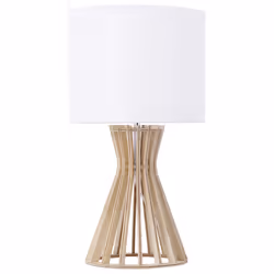 Table Lamp CARRION Brown/ White