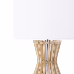 Table Lamp CARRION Brown/ White