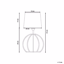 Table Lamp SAMO Brown/ White - Additional view 4