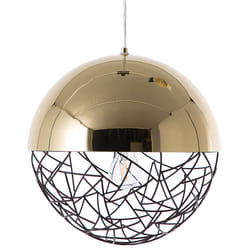 Metal Pendant Lamp Gold PADMA