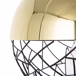 Metal Pendant Lamp Gold PADMA