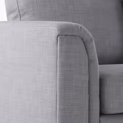 Corner Sofa OSLO Fabric Light Grey 4 Seater Left Hand