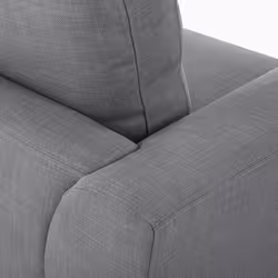 Corner Sofa OSLO Fabric Light Grey 4 Seater Right Hand