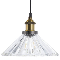 Glass Pendant Lamp Transparent COLORADO