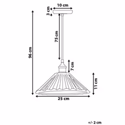 Glass Pendant Lamp Transparent COLORADO