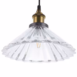 Glass Pendant Lamp Transparent COLORADO