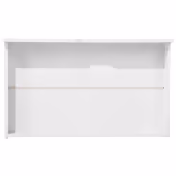Set of 2 Bed Storage Drawers Pine Wood RUMILLY White