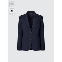 Uniqlo Japan Stretch Tailored Jacket  Set Up  M - 69 NAVY/60
