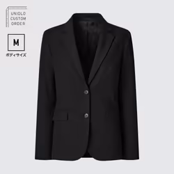 Uniqlo Japan Stretch Tailored Jacket  Set Up  M - 69 NAVY/60