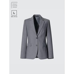 UniqLo Japan Stretch TaiLored Jacket  Set Up  L - 05 GRAY/66