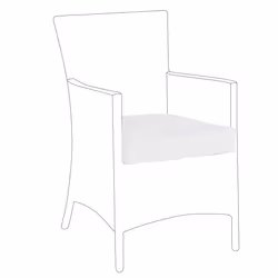 Outdoor Cushion Cover Set ITALY Off-White