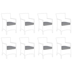 Outdoor Cushion Cover Set ITALY Grey