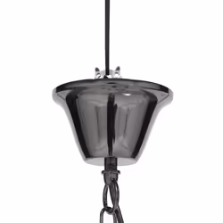 8 Light Chandelier Black TEESTA