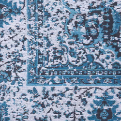 Vintage Area Rug 140 x 200 cm Blue ALMUS