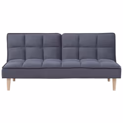 Sofa Bed SILJAN Fabric Dark Grey 3 Seater