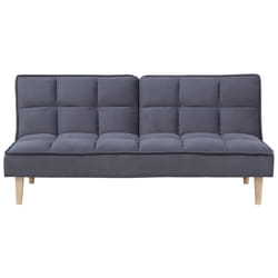 Sofa Bed SILJAN Fabric Dark Grey 3 Seater