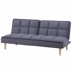 Sofa Bed SILJAN Fabric Dark Grey 3 Seater