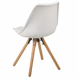 Set of 2 Dining Chairs DAKOTA White