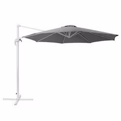 Cantilever Parasol 300 cm SAVONA Dark Grey Grey