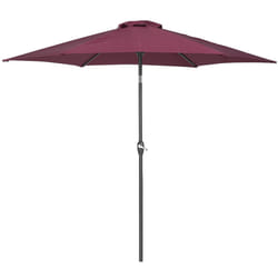 Market Parasol 270 cm VARESE Red