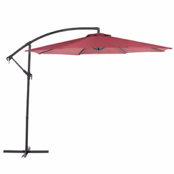 Cantilever Parasol 300 cm RAVENNA Burgundy