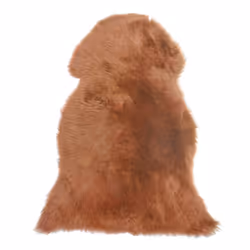 Sheepskin Rug Golden Brown ULURU