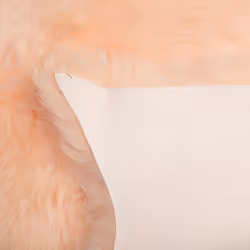 Sheepskin Rug Peach Pink ULURU