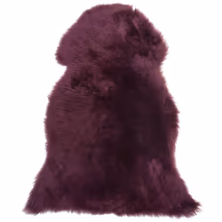 Sheepskin Rug Purple ULURU