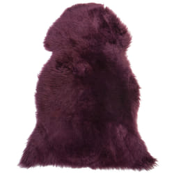 Sheepskin Rug Purple ULURU