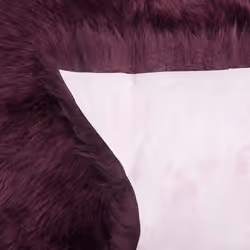 Sheepskin Rug Purple ULURU