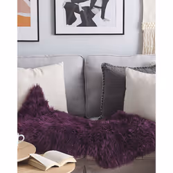 Sheepskin Rug Purple ULURU