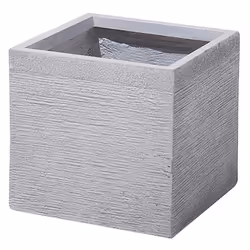 Flower Pot Fibre Clay White 30 x 30 x 28 PAROS - Additional view 6