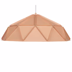 Metal Pendant Lamp Pink SENIA