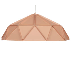 Metal Pendant Lamp Pink SENIA