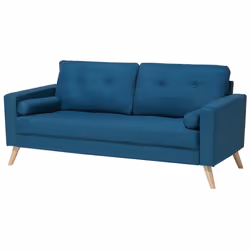 Sofa KALMAR Fabric Sea Blue 2 Seater