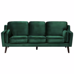 Sofa LOKKA Velvet Emerald Green 3 Seater
