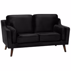 Sofa LOKKA Velvet Black 2 Seater