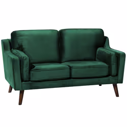 Sofa LOKKA Velvet Emerald Green 2 Seater