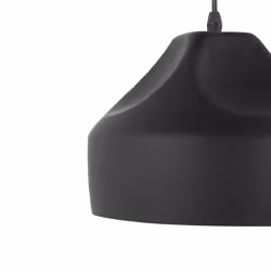 Metal Pendant Lamp Black EVINOS